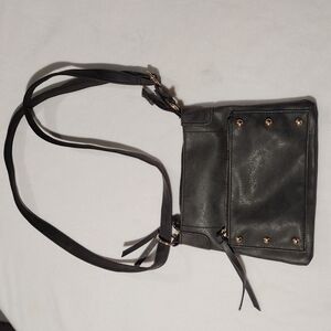Crossbody or Shoulder Bag Blackish Gray Color NWOT NEVER USED